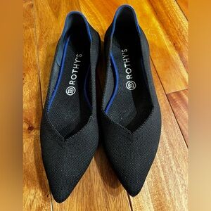 Rothy’s Point, black, 10.5